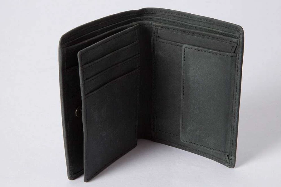 HOLZRICHTER Men's Leather Wallet Set Nos 1-4 - Premium Quality RFID Blocking Bifold Wallets for Men